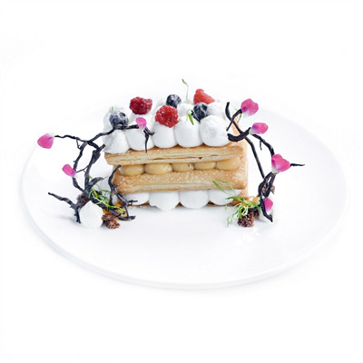 Caramel & Hazelnut Mille-Feuille